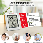 LABART TP50 Digital Hygrometer Thermometer and Humidity Gauge with Temperature Monitor